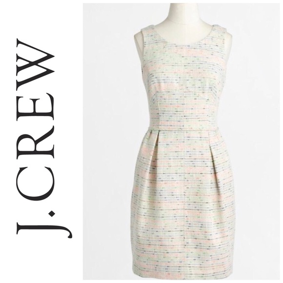 J. Crew Dresses & Skirts - ⚜️NWT⚜️  J. Crew Multicolor Tweed Sheath Dress